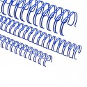 Spirali metalliche per rilegature 34 anelli, 9,5mm (3/8"), blu
