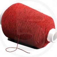 Cordino elastico in bobina, spessore 1mm, Rosso