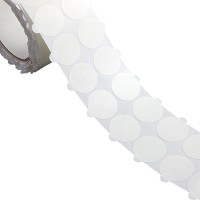 bollini biadesivi diametro 30mm, adesivo permanente/removibile
