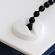 Catenella a palline, diametro sfera 2,4mm, lunghezza 150mm, nera