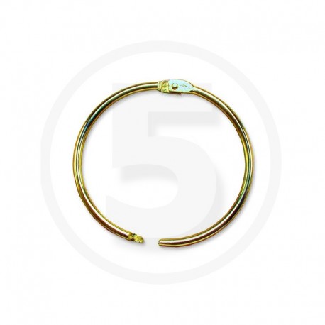 Anelli metallici apribili per legatoria, diametro 32mm, ottonati