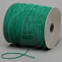 Cordino elastico in bobina, spessore 2,2mm, Verde scuro