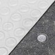 Gommini autoadesivi paraurti piatti diametro 12,7mm trasparenti