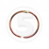 Anelli metallici apribili per legatoria, diametro 38mm, color rame
