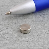 Dischi magnetici, non adesivi, diametro 8mm, spessore 3mm