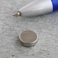 Dischi magnetici, non adesivi, diametro 10mm, spessore 4mm