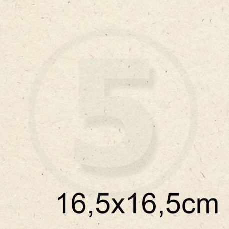 Cartoncino doppio FLORA AVORIO 16,5x16,5 240gr
