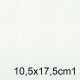 Biglietto in carta TINTORETTO BIANCO formato 10,5x17,5cm 200gr