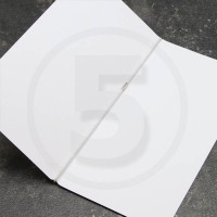 Elastico per legatoria chiuso ad anello, lunghezza aperta 410 mm, Bianco