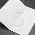 Elastico per legatoria chiuso ad anello, lunghezza aperta 580 mm, Bianco