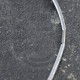 Elastico per legatoria chiuso ad anello, lunghezza aperta 580 mm, Argento