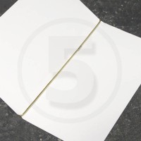 Elastico per legatoria chiuso ad anello, lunghezza aperta 580 mm, Oro