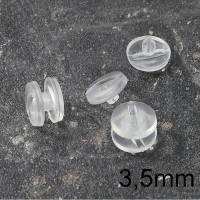 Viti sepolte in plastica Trasparente, lunghezza utile 3,5mm