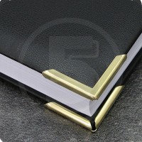 Angolini metallici di protezione PS 31, 31x31mm, ottonati