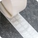 Bollini biadesivi in schiuma acrilica trasparente, diametro 10 mm
